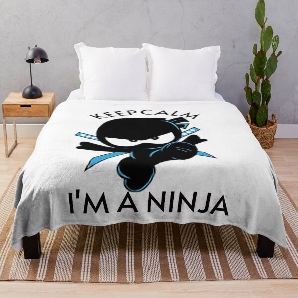 Item preview, Lindos diseños de texto gráfico de niños ninja para niños. designed and sold by bloosoms.