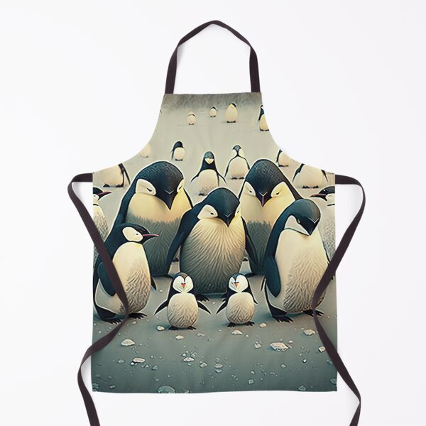 Item preview, Penguins on a frozen lake designed and sold by artyficial-.