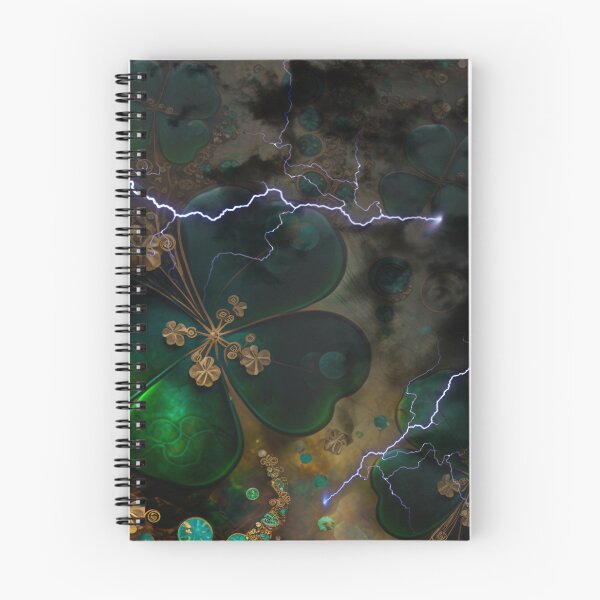 Item preview, St Patricks Day Dark Green Shamrock Pattern Irish Lightning designed and sold by ZANNIX.