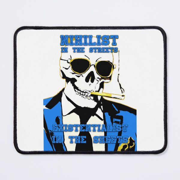 Item preview, Nihilist In The Streets, Existentialist In The Sheets Pop Art Skull designed and sold by PVSKI.