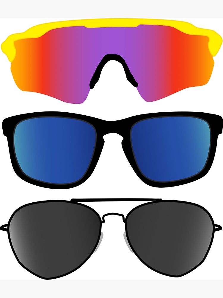 Standard sunglasses, sport sunglasses, aviator sunglasses Magnet