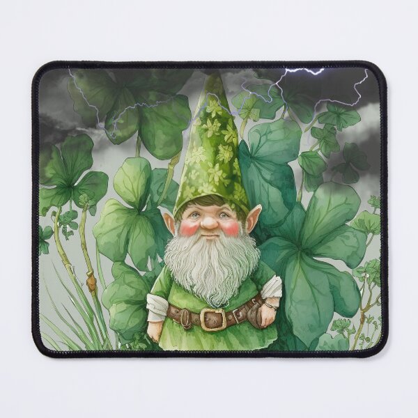 Item preview, Irish Gnome Shamrock Clover Leaf Lightning St Patricks Day designed and sold by ZANNIX.