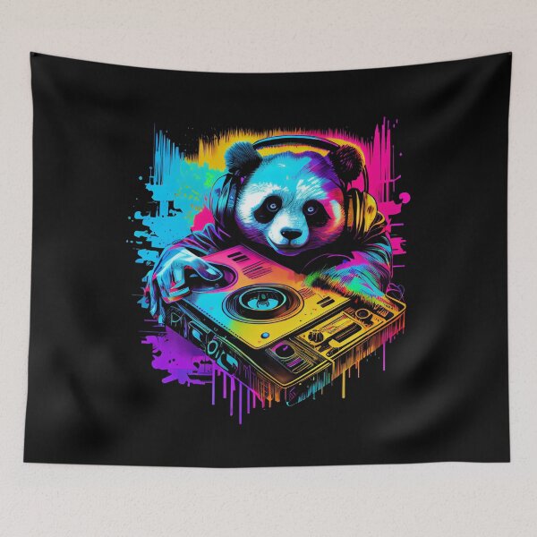 Item preview, Panda DJ designed and sold by AiInker.