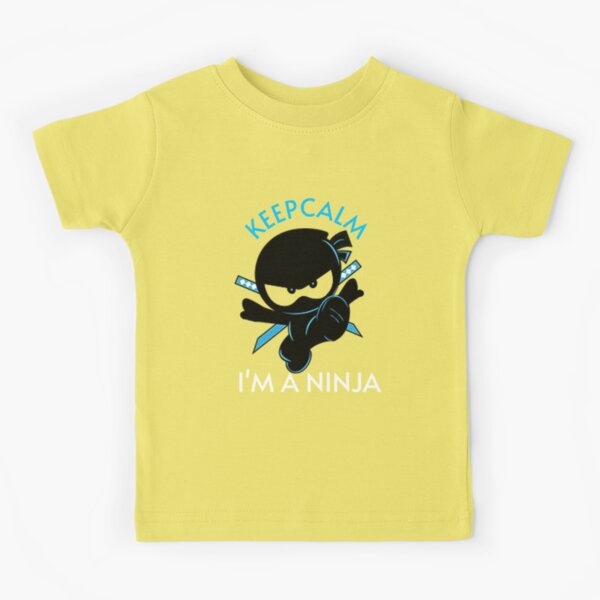 Yellow Ninja Kids T-Shirt