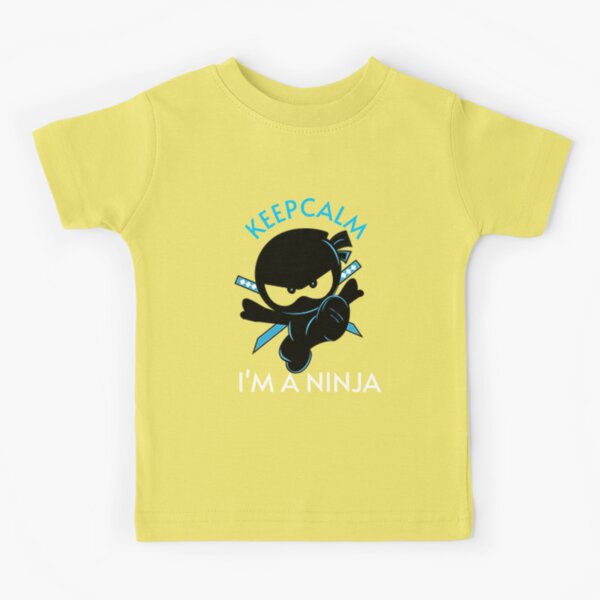 Ninja kidz funny graphic text designs for kids. Kids T-Shirt