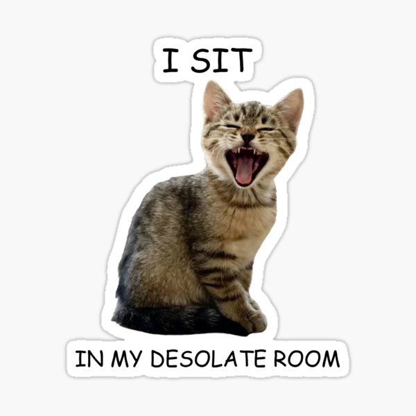 Item preview, I SIT IN MY DESOLATE ROOM designed and sold by BreadIsGay.