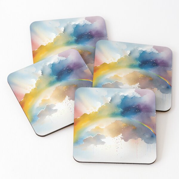Artikelvorschau, Rainbows and clouds - Watercolour - 02 entworfen und verkauft von EmilyDayDreams.