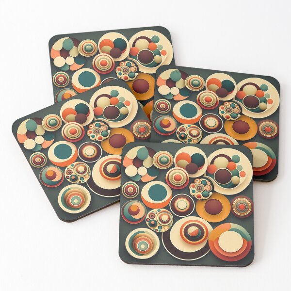 Item preview, Vintage Circles designed and sold by WilbDigital.