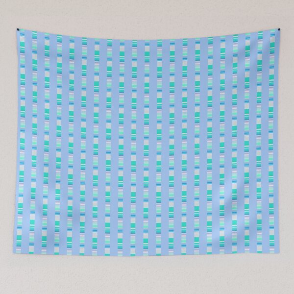 Item preview, Mosaic modern palette | Mosaic blue abstract pattern designed and sold by lausn.