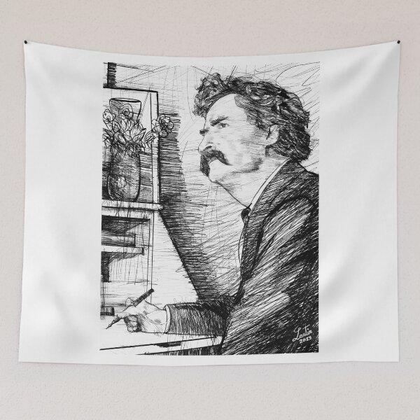 Item preview, MARK TWAIN pencil portrait .1 designed and sold by lautir.