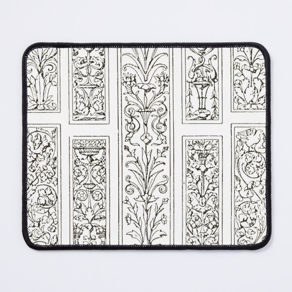 Item preview, pilaster panel with phytoiconographycal plant motives designed and sold by everydaybotany.