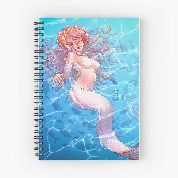 Item preview, White and Pink Mermaid designed and sold by Natascia Mora.