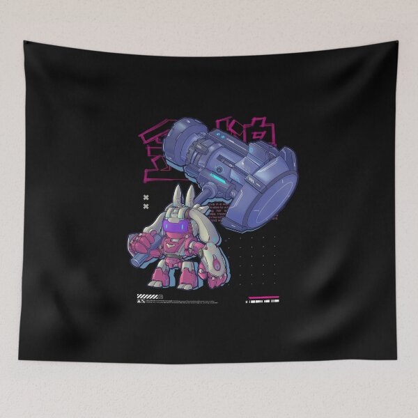 Item preview, Unleash the Fury: Mecha Hammer Bot Ready for Combat designed and sold by Dans Anugrah.