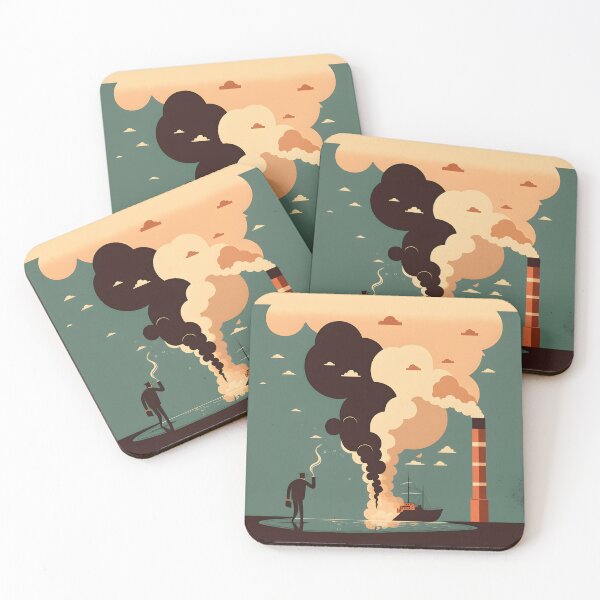 Item preview, A world drowning in pollution designed and sold by AgitProPrints.