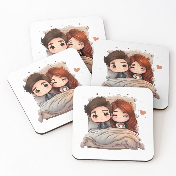 Item preview, Cute Couple Young Sharing Bed designed and sold by addthana.