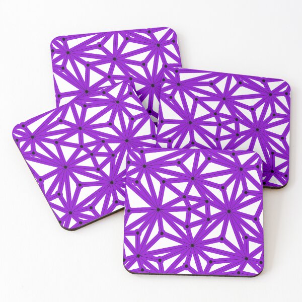 Item preview, Abstract geometric pattern - purple designed and sold by K.S ART.