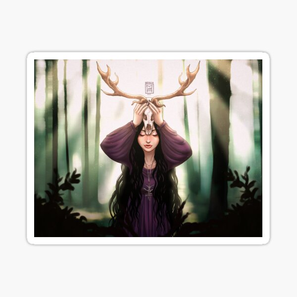 Green Witch - Original Character Sticker