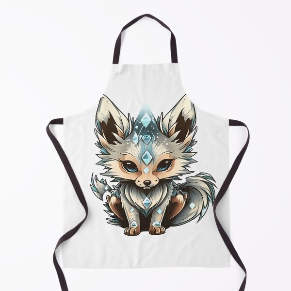 Item preview, Cute Arctic Fox with Crystals designed and sold by Stepultura.