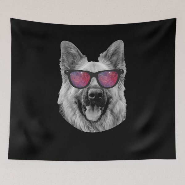 Item preview, cool german shepherd face portrait cute german shepherd dog lover gift designed and sold by alaechamlal.