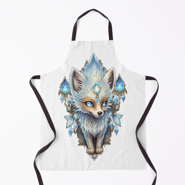 Item preview, Cute Arctic Fox with Crystals designed and sold by Stepultura.