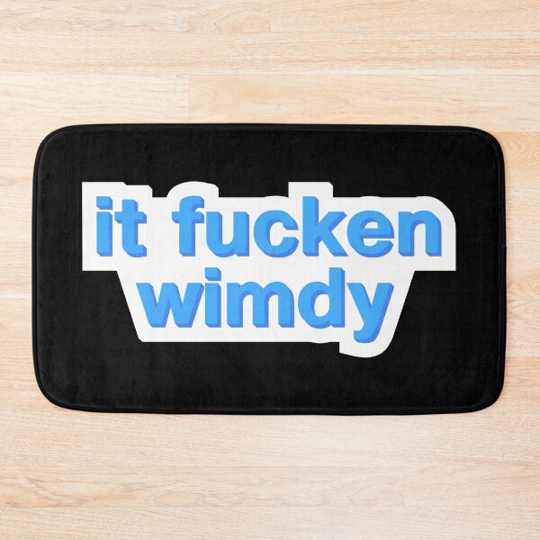 Item preview, It fucken wimdy fox meme in blue designed and sold by ItsMemeMachine.