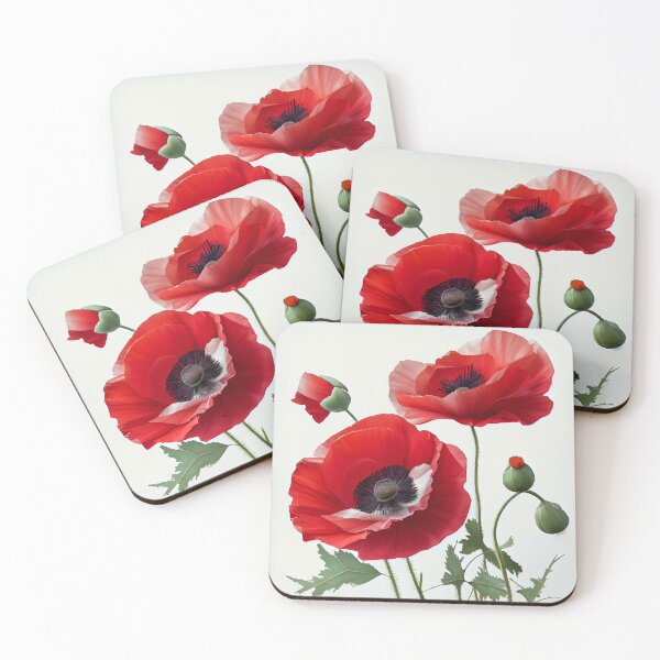 Item preview, Poppy Art Red Popies designed and sold by Suzana Djordjevic.