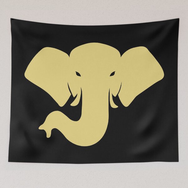 Item preview, golden elephant head designed and sold by andrew JOHNSEN.