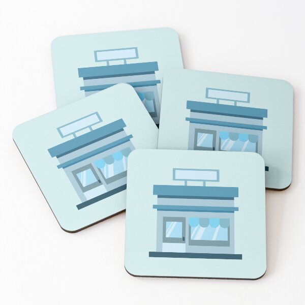 Item preview, Shop in Style: A Cute and Inviting Blue Store Illustration designed and sold by Graciaisgrace.