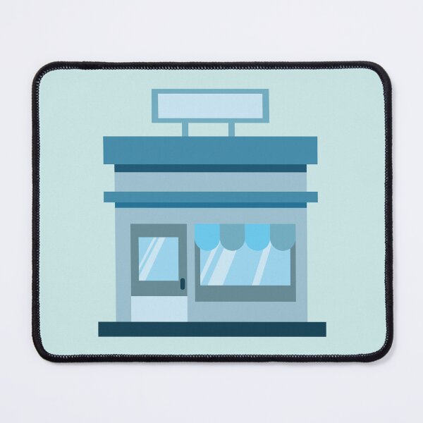 Item preview, Shop in Style: A Cute and Inviting Blue Store Illustration designed and sold by Graciaisgrace.