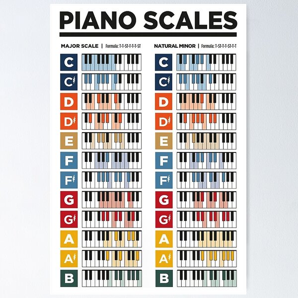 Item preview, Piano Scales piano lover designed and sold by SameeraDammeyer.