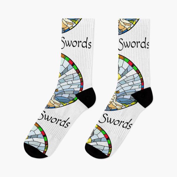 Item preview, Minor Arcana Ace of Swords - Stained Glass Design for T-shirt, stickers and other accessories designed and sold by Pixel Waite.