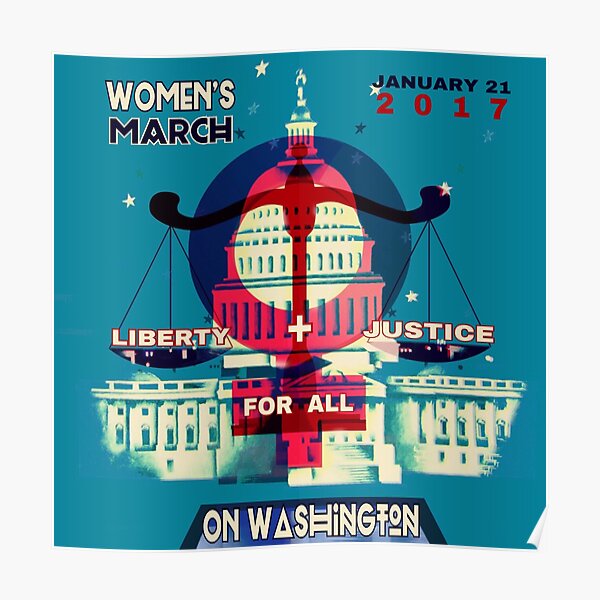 Women's MARCH on Washington Poster