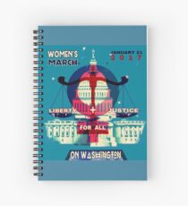 Women's MARCH on Washington Spiral Notebook