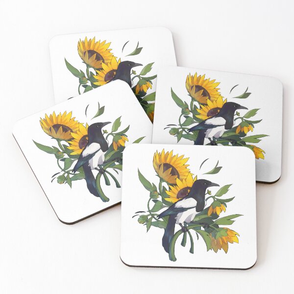 Item preview, Magpie and Sunflowers designed and sold by KirlaSS.