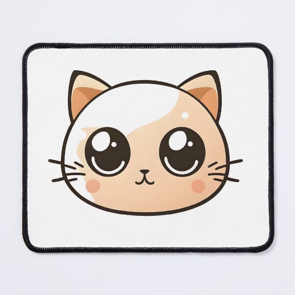 Item preview, Cute Cat Face designed and sold by CustomPrintHub.
