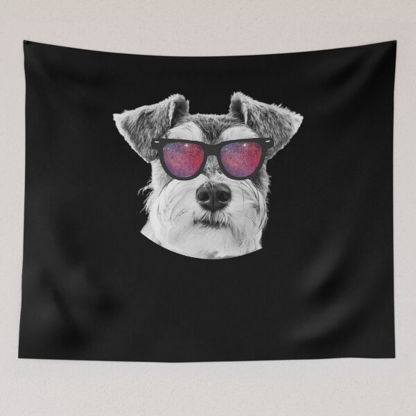 Item preview, cool miniature schnauzer face portrait cute miniature schnauzer dog lover gift designed and sold by alaechamlal.