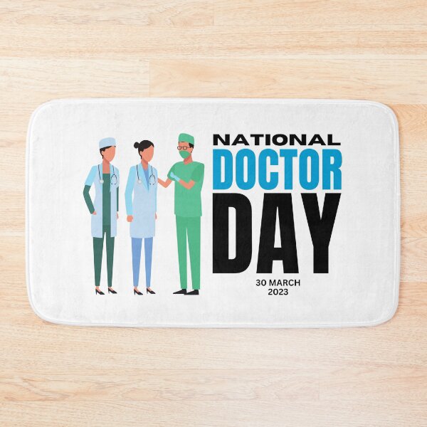 Item preview, national doctor day 30 march 2023 designed and sold by xkiyal Art.