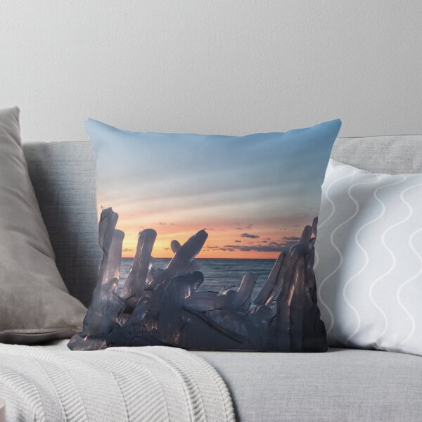 Item preview, Lakeside Daybreak with Ice Sculptures Perfect for Nature Lovers designed and sold by Georgia Mizuleva.