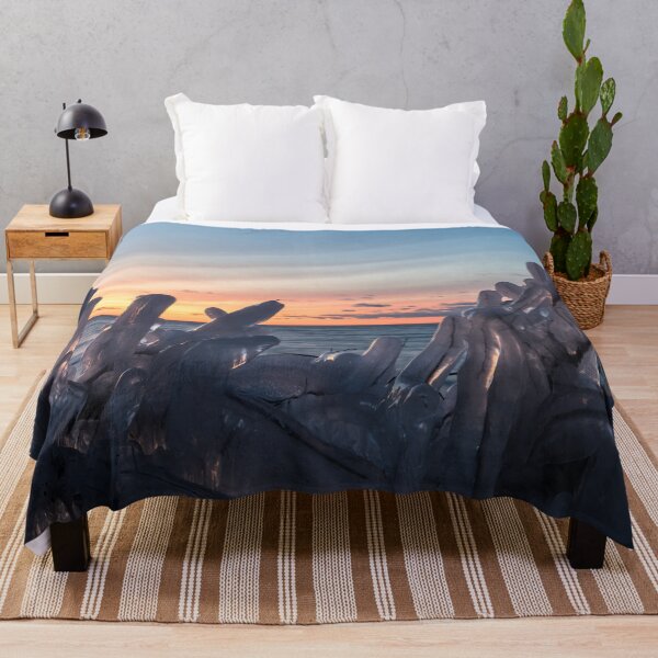 Item preview, Lakeside Daybreak with Ice Sculptures Perfect for Nature Lovers designed and sold by Georgia Mizuleva.