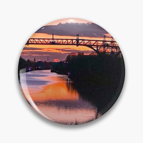 Item preview, Latchford ship canal sunset designed and sold by Local gifts from HotpixUK .
