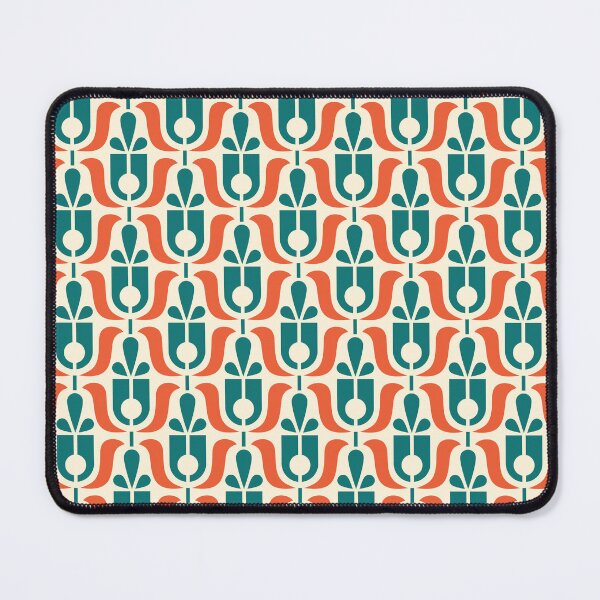 Item preview, 2716 B - midcentury flowers pattern designed and sold by RouCouCou.