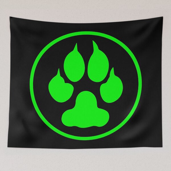 Item preview, Green dog paw designed and sold by andrew JOHNSEN.