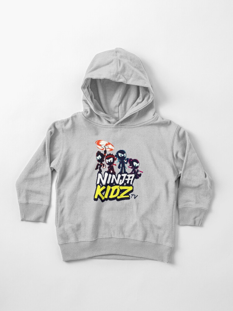 Ninja kidz graphic text kids clothes. Toddler Pullover Hoodie for Sale by bloosoms Redbubble