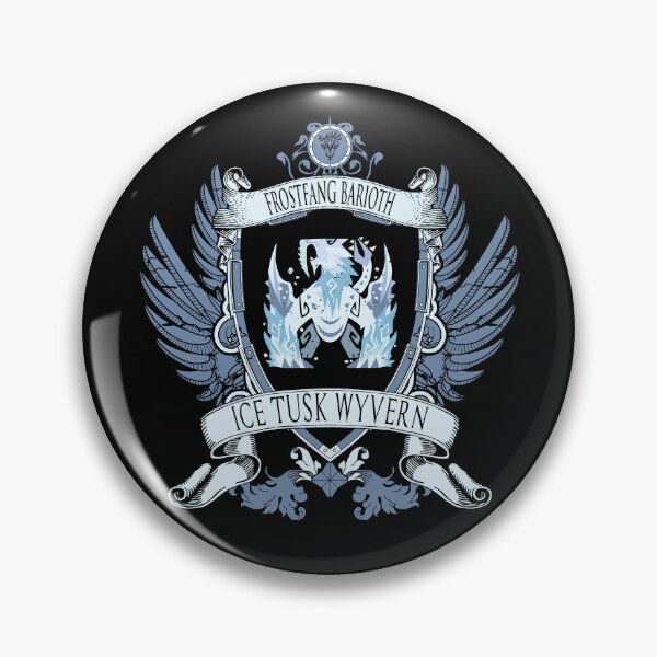 Item preview, FROSTFANG BARIOTH - CREST (ICEBORNE) designed and sold by EXION CREW.