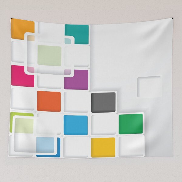 Item preview, Colorful Squares Abstract Art designed and sold by Bruce ALMIGHTY Baker.