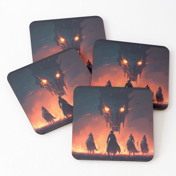 Item preview, The 4 Horsemen #2 designed and sold by Lateef Prints.