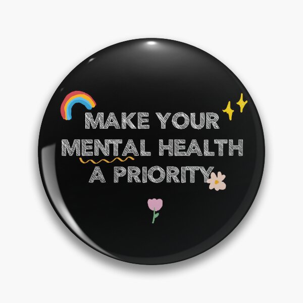 Item preview, Make your mental health a priority designed and sold by stripedcarpet.