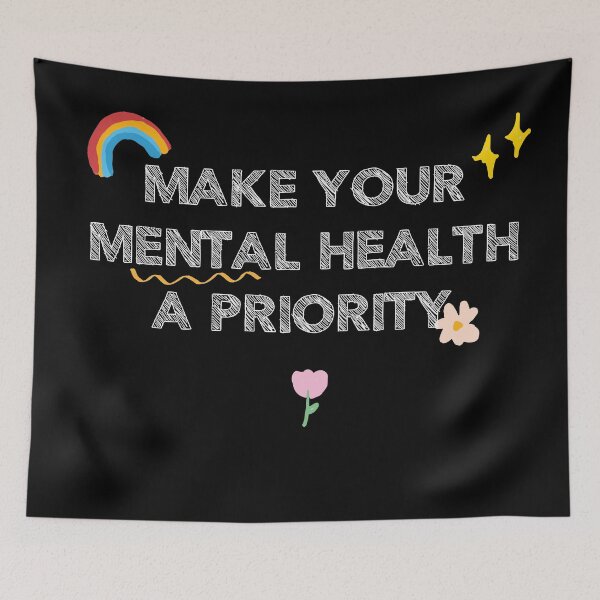 Item preview, Make your mental health a priority designed and sold by stripedcarpet.