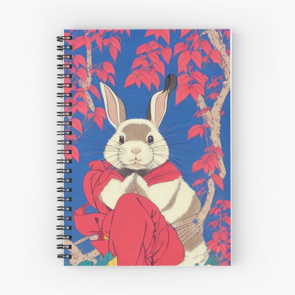 Item preview, Lovely White Giant Rabbit Praying in Autumn designed and sold by wigobun.