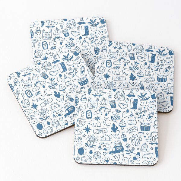 Item preview, Flash cartoon doodles kids pattern designed and sold by stolenpencil.